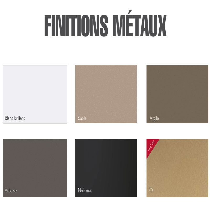 Option peinture structure coiffeuse Karisma